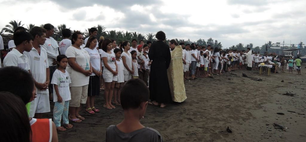 Philipines Orthodox baptism