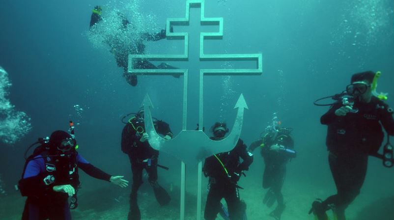 underwater church