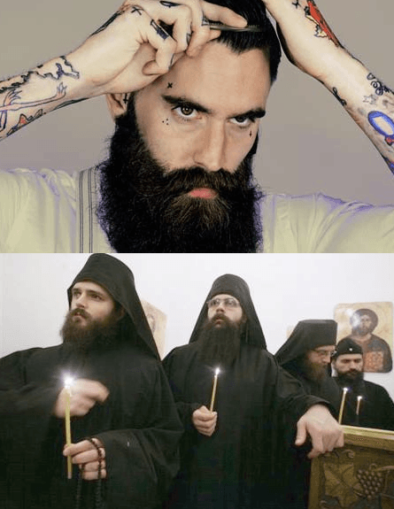 Hipster-monks