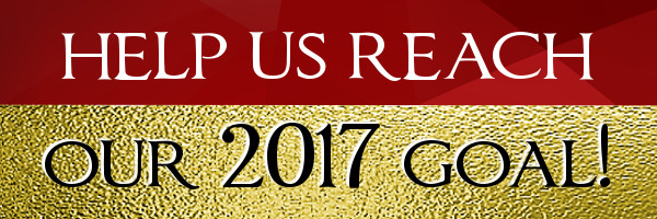 Help Us Reach Our 2017 Goal